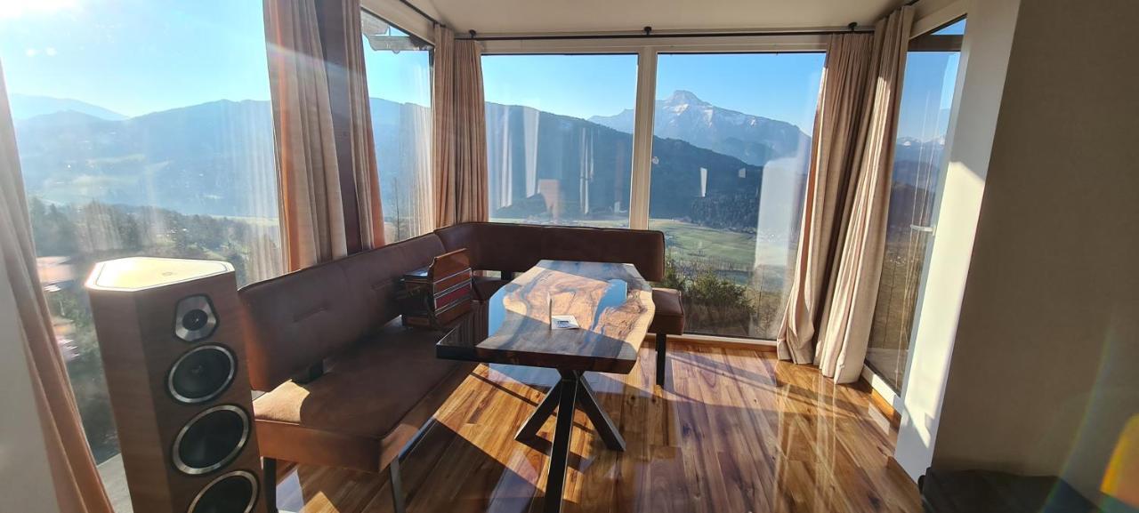 Ruhige Bergvilla In Alleinlage Am Mondsee Mit Seeblick Bergblick Und Whirlpool Innerschwand Extérieur photo